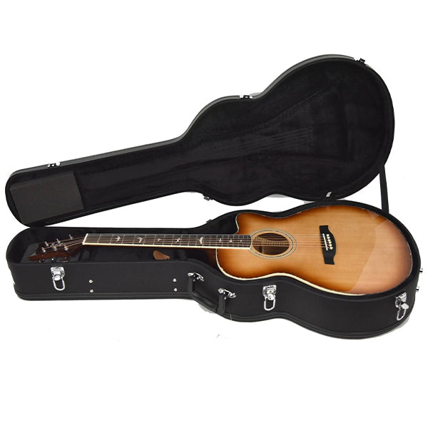 PRS SE A40E Angelus Hollow Body Acoustic Electric Guitar with Hardcase - Tobacco Sunburst