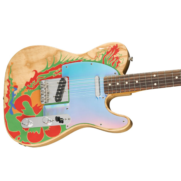 Fender Jimmy Page Dragon Telecaster Solidbody Electric Guitar with SS Pickup and Hardcase - Natural
