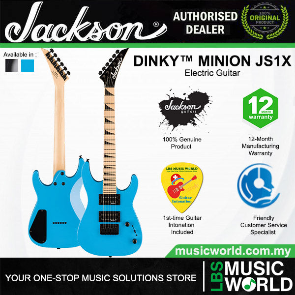Jackson JS1X Dinky Minion Poplar Body Maple Fretboard Electric Guitar HH Pickup