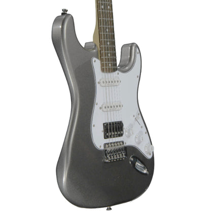 Squier Vintage Modified Stratocaster Electric Guitar with HSS Pickup and Tremolo - Gun Metal Grey