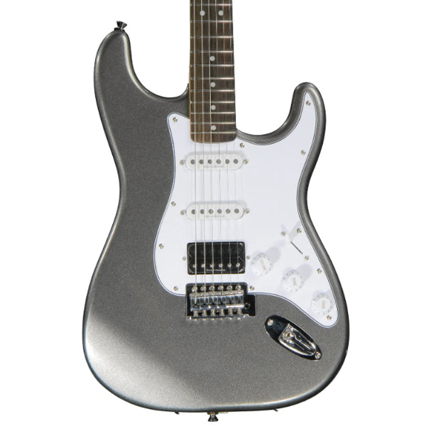Squier Vintage Modified Stratocaster Electric Guitar with HSS Pickup and Tremolo - Gun Metal Grey