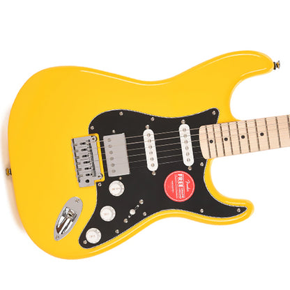 Squier FSR Affinity Series Stratocaster Electric Guitar HSS Pickup with Maple Fretboard - Graffiti Yellow