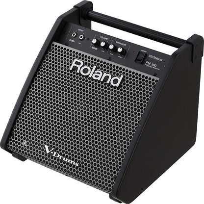 Roland TD-07KV2 5 Pieces Electronic Drum Kit V-Drum Set With Package and PM100 Amplifier