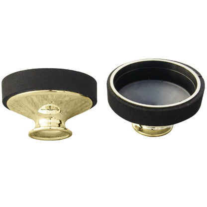 BSL Alto Saxophone Practice Mute ABS Lightweight Sax Dampener - Gold