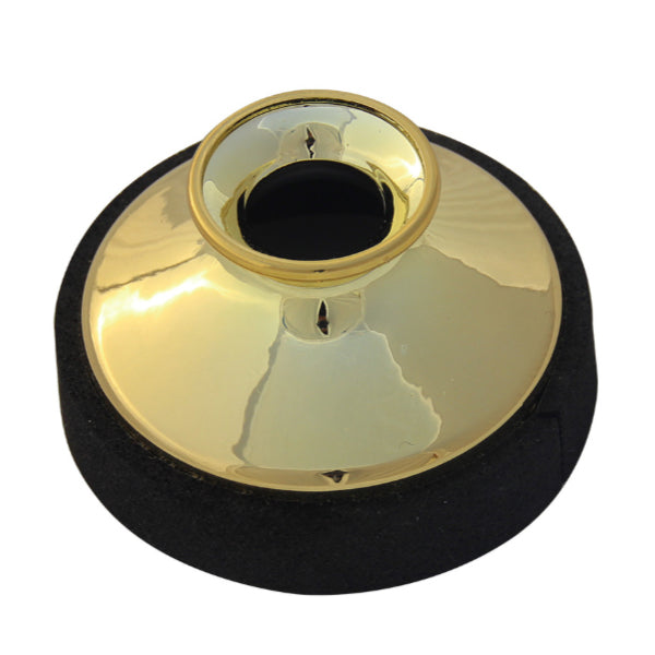BSL Alto Saxophone Practice Mute ABS Lightweight Sax Dampener - Gold