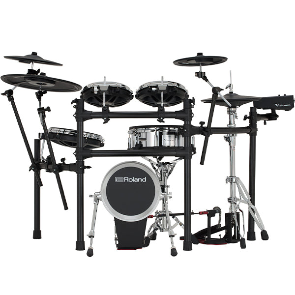 Roland TD516 Digital Electronic V-Drums Kit Package with Amplifier and Expandable V51 Module