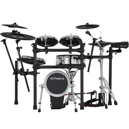 Roland TD516 Digital Electronic V-Drums Kit Package with Amplifier and Expandable V51 Module