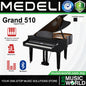 Medeli Grand 510 88 Keys Digital Piano Built in Bluetooth MIDI and Audio with Backlit LCD