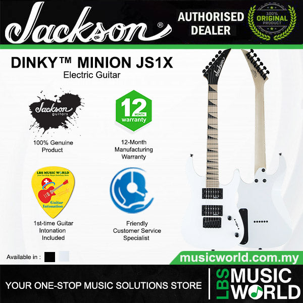 Jackson JS1X Dinky Minion Poplar Body Amaranth Fretboard Electric Guitar HH Pickup