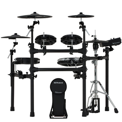 Roland TD513 Digital Electronic V-Drums Kit 5 Series Package with Expandable V51 Module