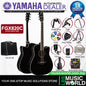 Yamaha FGX820C 41'' Dreadnought Solid Spruce Acoustic Electric Guitar- Black (FGX 820C)