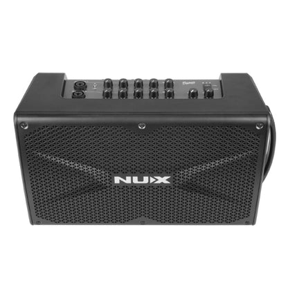 NUX NBA-200FR Busking 276 Watt Portable Battery Powered Speaker Amplifier with Bluetooth (NBA200FR)