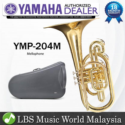 Yamaha YMP-204M Marching F Mellophone (YMP204M YMP 204M)