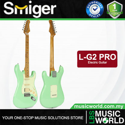 Smiger L-G2-Pro Poplar Body Electric Guitar SSH Pickup With Roasted Maple Neck