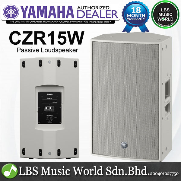 Yamaha CZR15 800 Watt 15" 2 Way with Bass Reflex Lightweight Passive Speaker