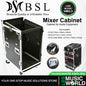 BSL 12 16 with 4U Mixer Mount Cabinet Workstation Rack for Audio Equipment (124U 164U 12 4U 16 4U)