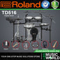 Roland TD516 Digital Electronic V-Drums Kit Package with Amplifier and Expandable V51 Module