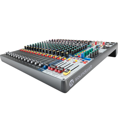 Soundcraft Signature Plus 16 Channel Professional Audio Mixer Compact Analogue Mixing With Effect