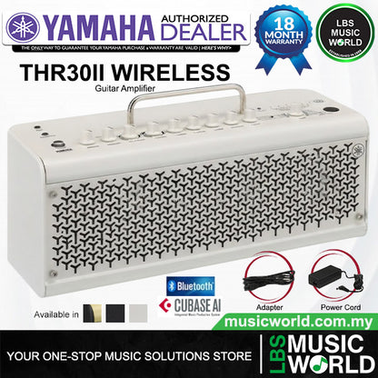 Yamaha THR30II Wireless 30 Watt Modeling Combo Guitar Speaker Amplifier - White