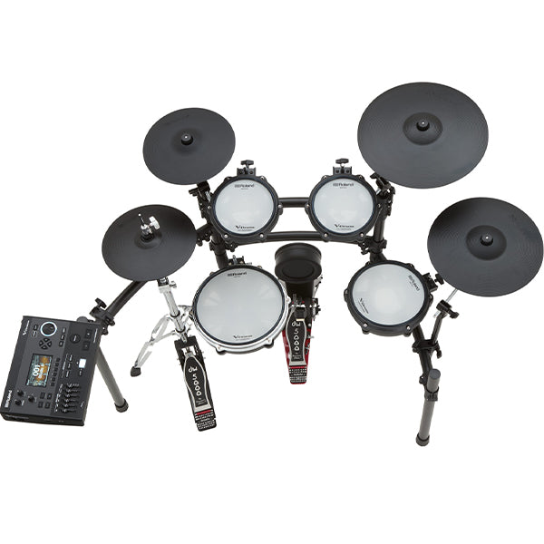 Roland TD513 Digital Electronic V-Drums Kit 5 Series Package with Expandable V51 Module