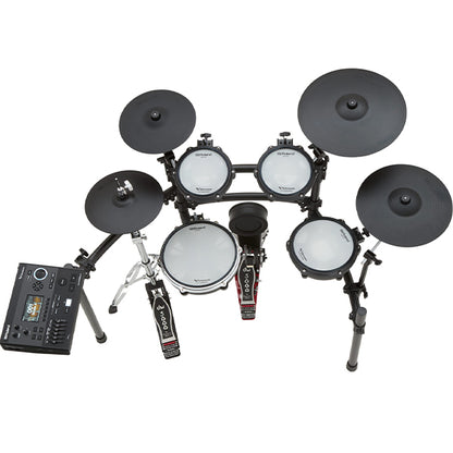 Roland TD513 Digital Electronic V-Drums Kit 5 Series Package with Expandable V51 Module