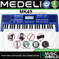 Medeli MK49 49 Keys Portable Keyboard Basic Package with Adapter