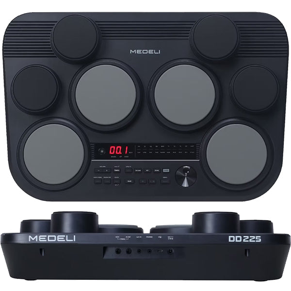 Medeli DD225 8 Pads Portable Tabletop Electric Drum with USB and Built In Speaker