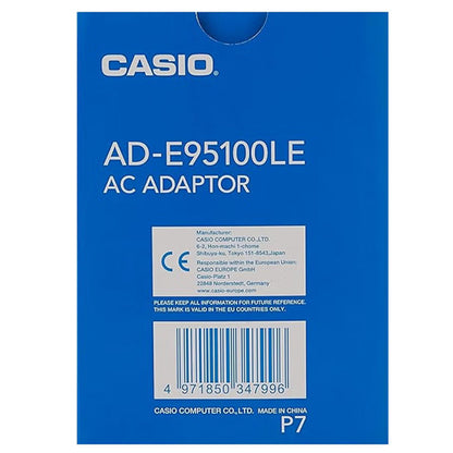 CASIO AD-E95100LE 9.5V Ac Adaptor Power Supply Adapter for Keyboard and Digital Piano (ADE95100LE)
