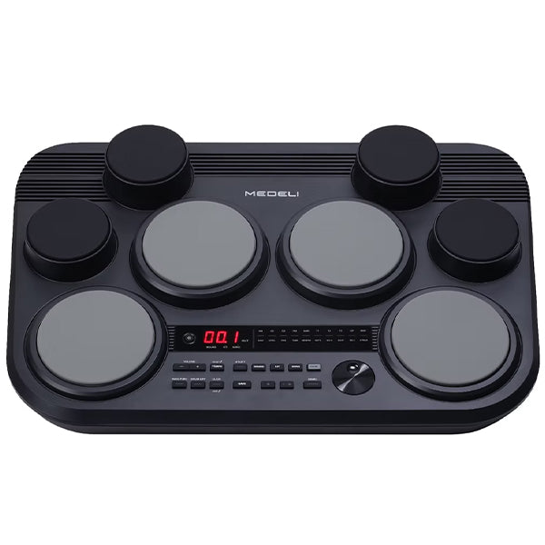 Medeli DD225 8 Pads Portable Tabletop Electric Drum with USB and Built In Speaker