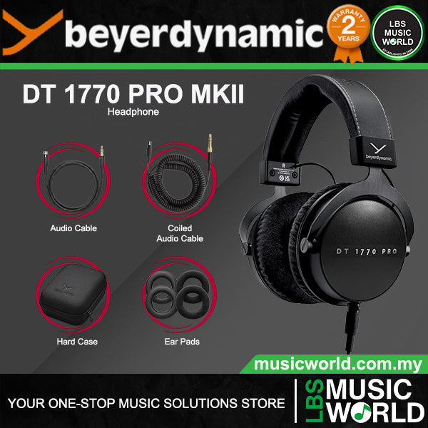 Beyerdynamic DT 1770 PRO MKII 30 Ohm Tesla Studio Closed Back Monitoring Headphone