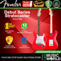 Squier by Fender Debut Stratocaster Electric Guitar with White Pickguard Laurel FB