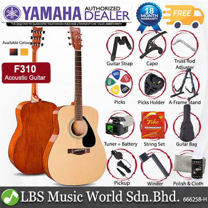 Yamaha F310 41'' Full Size Acoustic Guitar Package (F-310 F 310)