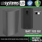 LD Systems SAT 122 G2 250 Watt 12 Inch Passive Installation 2 Way Speaker Wall Loudspeaker (LDSAT122G2)