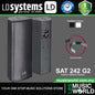 LD Systems SAT 242 G2 100 Watt 2 X 4 Inch Passive Installation Wall Mounted Loudspeaker (LDSAT242G2)