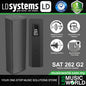 LD Systems SAT 262 G2 180 Watt 2 X 6.5 Inch Passive Installation 2 Way Speaker Wall Loudspeaker (LDSAT262G2)