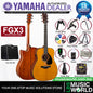 Yamaha FGX3 41" Dreadnought Solid Sitka Spruce Top Acoustic Electric Guitar with Pickup