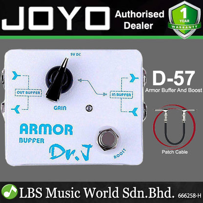 Joyo D-57 Dr.J Armor Buffer And Boost Guitar Effect Pedal (D57 D 57)