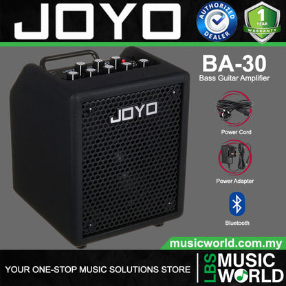 Joyo BA-30 30 Watt Electric Bass Guitar Amplifier with Compressor (BA30)