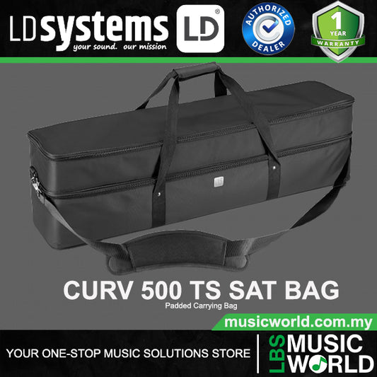 LD Systems CURV 500 TS SAT BAG Padded Carry Bag for CURV 500 TS Duplex Satellites (CURV500TS SAT BAG)