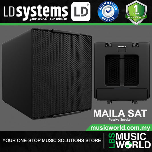 LD Systems MAILA SAT Passive Array Satellite Ultra Compact Speaker (LDMAILASAT)