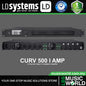 LD Systems CURV 500 I AMP 4-Channel Class D Installation Amplifier with DSP Control (CURV500IAMP)