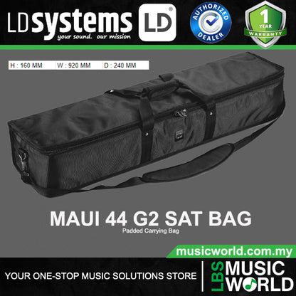 LD Systems MAUI 44 G2 SAT BAG Padded Carrying Bag for MAUI 44 G2 column