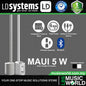 LD Systems MAUI 5 800 Watt Ultra Portable Column PA System with Mixer and Bluetooth (LDMAUI5 LDMAUI5W)