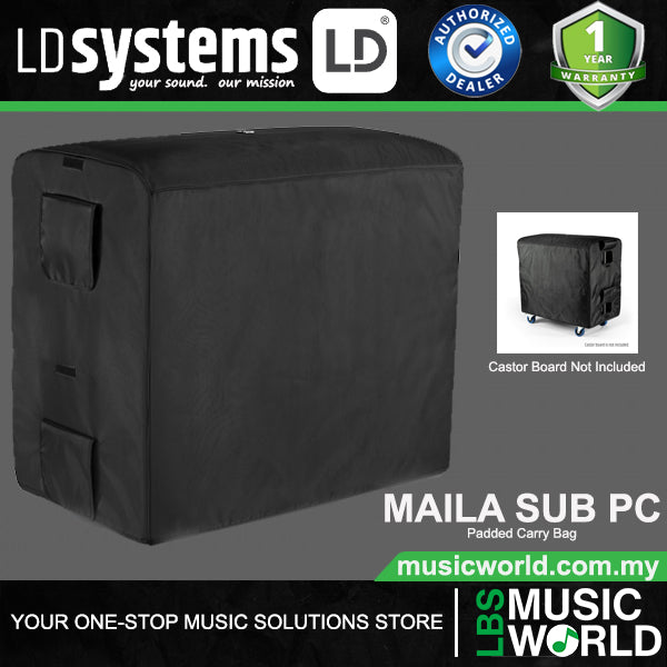 LD Systems MAILA SUB PC Padded Carry Bag Protective Cover for MAILA SUB