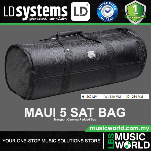 LD Systems MAUI 5 SAT BAG Transport Carrying Bag for LD MAUI 5 Columns