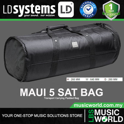 LD Systems MAUI 5 SAT BAG Transport Carrying Bag for LD MAUI 5 Columns