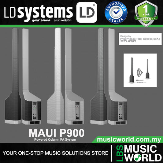 LD Systems MAUI P900 Powered Column PA System by Porsche Design Studio (LDMAUIP900)