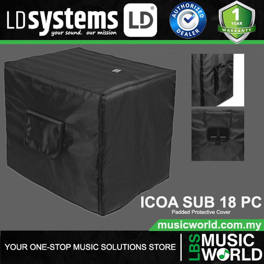 LD Systems ICOA SUB 18 PC Padded Protective Cover for ICOA Subwoofer 18 Inch (LDICOASUB18PC)