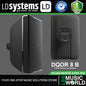LD Systems DQOR 8 B 8 Inch 8 Ohm Two-way Passive Indoor Outdoor Installation Loudspeaker - Black (LDDQOR8B)