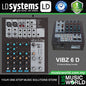 LD Systems VIBZ 6 D 6 Channel Mixing Console with DFX (VIBZ6 D VIBZ6D)